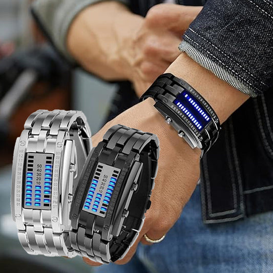 ⌚ 50% OFF NOW!  Binary LED Digital Watch & "Only Geeks Get It" – Futuristic, unique