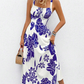 🔥Summer Bestseller🔥 Women's Floral Print Spaghetti Strap Dress