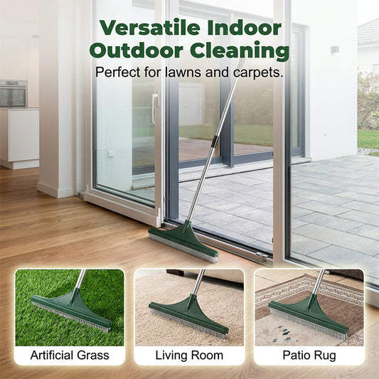 🔥Limited-time special offer🔥Multi-Purpose Lawn & Carpet Grooming Rake