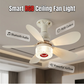 3-in-1 Ceiling Fan with Light and Bluetooth Speaker