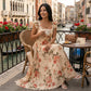 🔥Summer Bestseller🔥 Elegant Floral Print Pleated Maxi Dress & ✈️ Free delivery