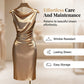 Women's Sleeveless Cowl Neck Midi Dress & Showcasing nobility and luxury &✈️ Free delivery
