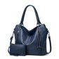 Faux leather shopper, stylish women's shoulder bag with a zipper & ✈️ Free delivery