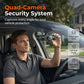 360° Dash Cam with 1080P HD Recording