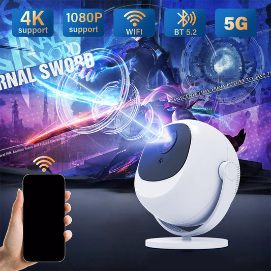 🥳 50% OFF! 🥳 360° Portable Smart HD Projector