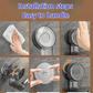 Retractable Suction Cup Towel Bar & Wall-mounted to save space