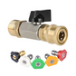Pressure Washer Quick Connect Shut-Off Valve