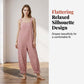 🥳 50% OFF! 🥳 Women's Casual Striped Spaghetti Strap Jumpsuit