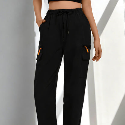 🥳 50% OFF! 🥳 Women's Drawstring Cargo Pants with Pockets🔥50K+ SOLD! 🔥
