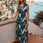 🔥Summer Bestseller🔥 Women's Sleeveless V-Neck Maxi Dress with Side Slit & ✈️ Free delivery