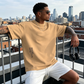 Men's Urban Style Loose Fit Short Sleeve Shirt