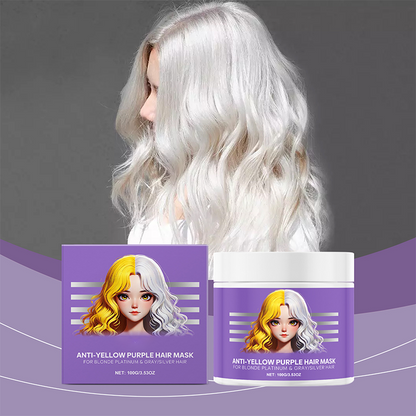 🥳 50% OFF! 🥳 Anti-Yellow Purple Hair Mask