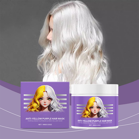 🥳 50% OFF! 🥳 Anti-Yellow Purple Hair Mask