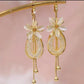 🥳Buy 1 Get 1 Free🔥🔥  Elegant Flower Tassel Dangle Earrings