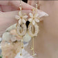 🥳Buy 1 Get 1 Free🔥🔥  Elegant Flower Tassel Dangle Earrings