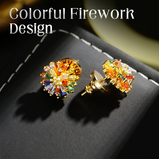 🔥Buy 1 Get 1 Free🔥Colorful Firework Stud Earrings for Women