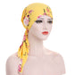 Women's Floral Pre-Tied Head Scarf Turban