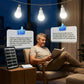 🥳 50% OFF! 🥳 Solar Powered LED Lighting System with 3 Bulbs