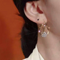 🔥Buy 1 Get 1 Free🔥 Double Hoop Sparkling Zirconia Ball Earrings
