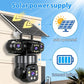 Solar-Powered Multi-Angle Security Camera