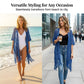 🥳 50% OFF! 🥳 Women's Open-Front Knit Cover-Up