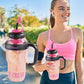 🔥Summer Bestseller🔥 Stylish Large Capacity Sports Water Bottle with Straw