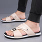 🔥50% OFF!!  and✈️ free shipping🔥 Men's Faux Leather Slip-On Sandals
