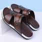 🔥50% OFF!!  and✈️ free shipping🔥 Men's Faux Leather Slip-On Sandals