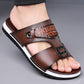 🔥50% OFF!!  and✈️ free shipping🔥 Men's Faux Leather Slip-On Sandals