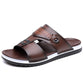 🔥50% OFF!!  and✈️ free shipping🔥 Men's Faux Leather Slip-On Sandals