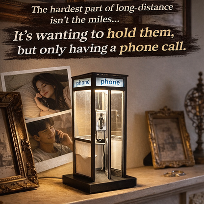 🥳 50% OFF! 🥳Retro Telephone Booth LED Night Lamp