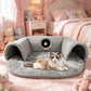 🔥50% OFF!!🔥 Plush 2-in-1 Cat Tunnel Bed  ✈️ Free Shipping