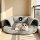 🔥50% OFF!!🔥 Plush 2-in-1 Cat Tunnel Bed  ✈️ Free Shipping
