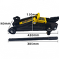 🥳 50% OFF! 🥳 Heavy Duty 2T Hydraulic Trolley Jack