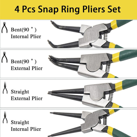 4PCS Snap Ring Pliers Set for Car Repair