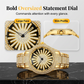 🔥2026 New Arrival ＆ Hot Sale🔥 Men's Iced-Out Rotating Dial Watch &🔥50% OFF!✈️Free Shipping