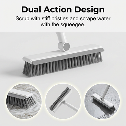 🔥50% OFF!🔥 2-in-1 Grout & Corner Scrubber Brush with Squeegee