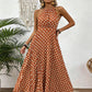 🔥Summer Bestseller🔥Women's Polka Dot Halter Neck Dress✈️ Free Shipping
