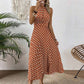 🔥Summer Bestseller🔥Women's Polka Dot Halter Neck Dress✈️ Free Shipping