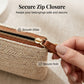 Women's Woven Straw Shoulder Clutch Bag