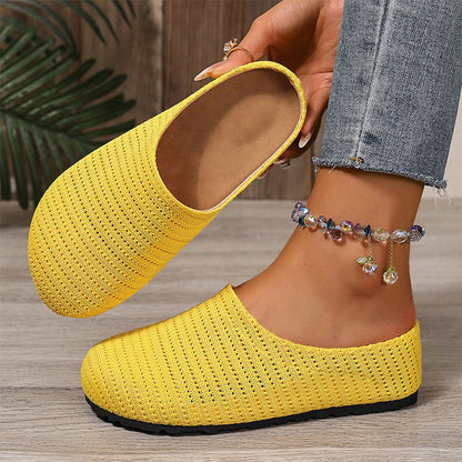 🔥Summer Bestseller🔥 Women's Breathable Knit Slip-On Mules