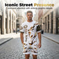 Men's Casual Top & Shorts 2-Piece Set