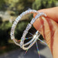 🥳2026 HOT SALE🥳 Women's Sparkling Cubic Zirconia Hoop Earrings