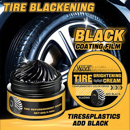 🔥Buy 1 Get 1 Free🔥Multipurpose Long-Lasting Car Tire Refurbishment Cream