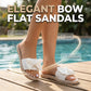 🔥Summer Bestseller🔥Elegant Bow Flat Sandals