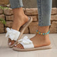 🔥Summer Bestseller🔥Elegant Bow Flat Sandals