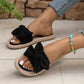 🔥Summer Bestseller🔥Elegant Bow Flat Sandals