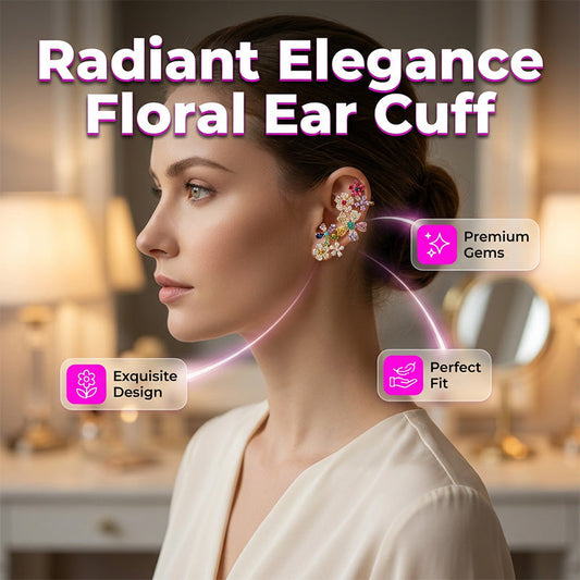 🥳2026 HOT SALE🥳 Women's Vibrant Floral Crawler Earrings & Fashion and Beauty