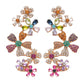 🥳2026 HOT SALE🥳 Women's Vibrant Floral Crawler Earrings & Fashion and Beauty
