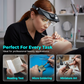 LED Headband Magnifier with 4 Lenses ✈️ Free Shipping